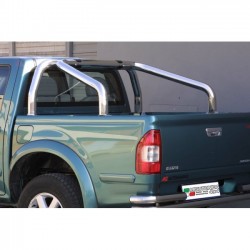 Rollbar pickup SUV Isuzu D-Max Crew Cab 2004-2006 diam 76mm mod Maxi acciaio inox anche nero opaco