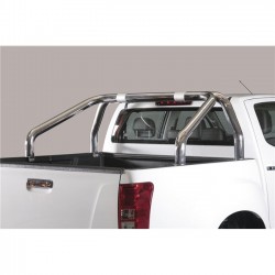 Rollbar pickup SUV Isuzu D-Max doppia cabina Double Cab 2012-2019 diam 76mm mod Maxi acciaio inox anche nero opaco