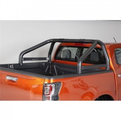 Rollbar pickup SUV Isuzu D-Max doppia cabina Double Cab 2020- diam 76mm mod Maxi con logo acciaio inox anche nero opaco