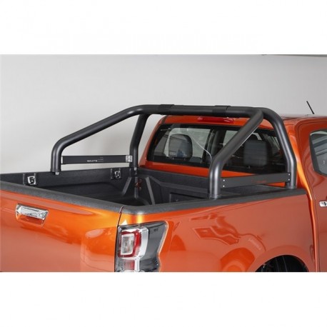Rollbar pickup SUV Isuzu D-Max doppia cabina Double Cab 2020- diam 76mm mod Maxi con logo acciaio inox anche nero opaco