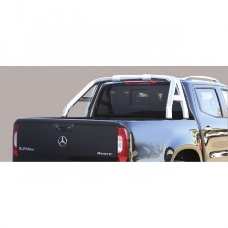 Rollbar pickup SUV Mercedes ClasseX con logo acciaio inox anche nero opaco