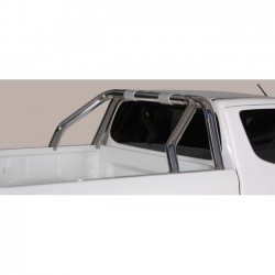 Rollbar pickup SUV Mitsubishi L200 2015- ClubCab diam 76mm mod Maxi acciaio inox anche nero opaco