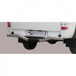 Barra tubo protezione posteriore SUV Ford Ranger DoubleCab 2009-2011 diam 76mm acciaio inox anche nero opaco
