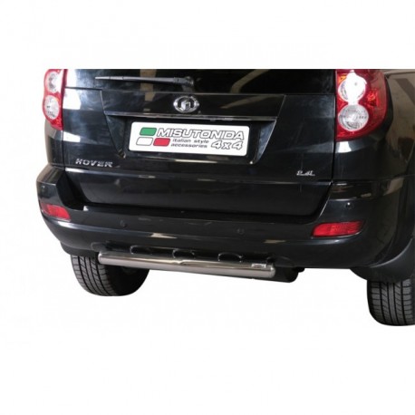 Barra tubo protezione posteriore SUV Great Wall Hover 2010- diam 63mm acciaio inox anche nero opaco