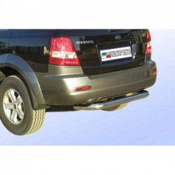Barra tubo protezione posteriore SUV Kia Sorento 2002-2006 diam 76mm acciaio inox anche nero opaco