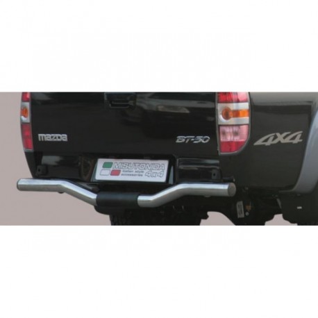 Barra tubo protezione posteriore SUV Mazda BT 50 2007-2009 diam 76mm acciaio inox anche nero opaco