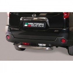 Barra tubo protezione posteriore SUV Nissan Xtrail X-trail 2011-2014 diam 76mm acciaio inox anche nero opaco