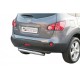 Barra tubo protezione posteriore SUV Nissan Qashqai+2 2008- diam 76mm acciaio inox anche nero opaco