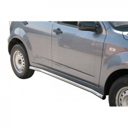 Coppia set protezioni sottoporta laterali TUNING SUV Daihatsu Terios CX SX 2009-2017 diam 63mm acciaio inox anche nero opaco