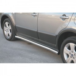 Coppia set protezioni sottoporta laterali TUNING SUV Fiat Sedici 2006- diam 63mm acciaio inox anche nero opaco