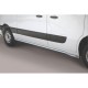 Coppia set protezioni sottoporta laterali TUNING SUV Renault Master 2010- L2 con tappi inox diam 63mm acciaio inox anche nero opaco