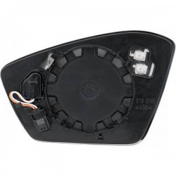 Vetro specchio retrovisore dx SKODA SUPERB 2015- oem 3V0 857 522 F 3V0 857 522 H 3V0 857 522 K