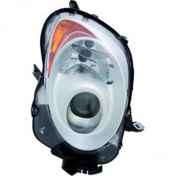 Faro fanale proiettore anteriore sinistro ALFA MITO 2008- TYC H7+H7 con motorino, fondo cromato