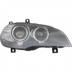 Faro fanale anteriore dx BMW X5 xenon, 04/2010 2011 2012 05/2013, D1S+PY24W+LED, con motorino reg. elettrica, oem 63117240792