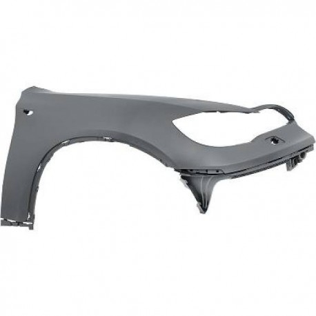 Parafango dx BMW X6 E71 E72, 2008 2009 2010 2011 2012 2013 2014 per lavafari, plastica, oem 51657052424