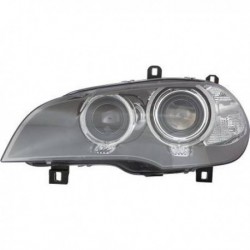 Faro fanale anteriore sx BMW X5 xenon, 04/2010 2011 2012 05/2013, D1S+PY24W+LED, con motorino reg. elettrica, oem 63117240791