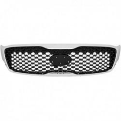 Calandra griglia KIA SORENTO, 2015 2016 2017, nero, bordo cromato, oem 86350-C5000