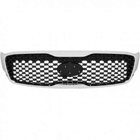 Calandra griglia KIA SORENTO, 2015 2016 2017, nero, bordo cromato, oem 86350-C5000