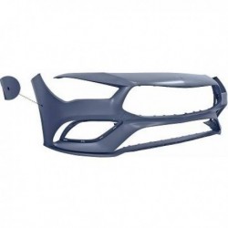 Paraurti anteriore MERCEDES CLA C118 4pt, 2020- verniciabile, per sensori per mod Sport, oem A1188808700