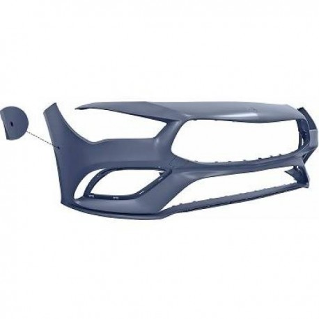 Paraurti anteriore MERCEDES CLA C118 4pt, 2020- verniciabile, per sensori per mod Sport, oem A1188808700