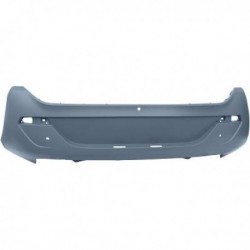 Paraurti posteriore VW UP, 2017- per sensori, verniciabile, per sensori 3 fori, oem 1S6807421BC GRU