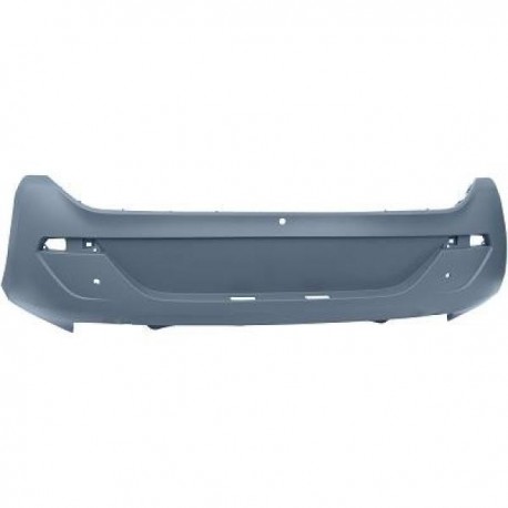 Paraurti posteriore VW UP, 2017- per sensori, verniciabile, per sensori 3 fori, oem 1S6807421BC GRU