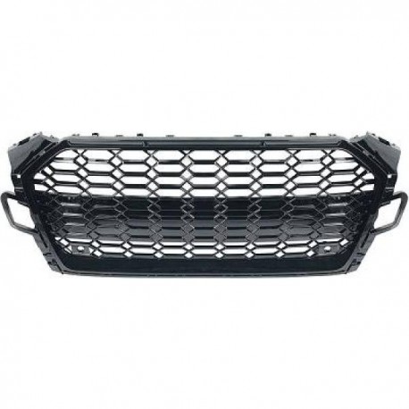 TUNING Calandra griglia AUDI A5 S5, 2019- look RS, nero lucido per sensori,