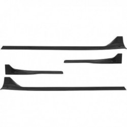 TUNING Set coppia minigonne TESLA MODEL 3, 2017-, carbon look, ABS plastica