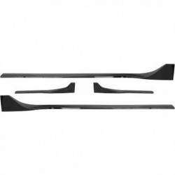 TUNING Set coppia minigonne TESLA MODEL 3, 2017-, nero brillante,