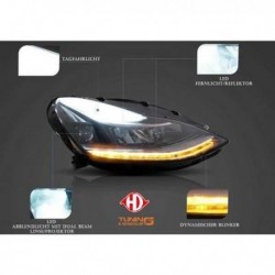 TUNING Set fari fanali anteriori TESLA MODEL 3, 2017- proiettore LED, accensione dinamica delle luci, freccia dinamica, luce diurna
