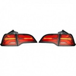 TUNING Set fari fanali posteriori TESLA MODEL 3 e Y, 2017- barra LED, smoke fumè rosso, freccia dinamica,