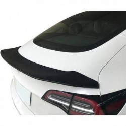 TUNING Spoiler lama posteriore TESLA MODEL 3, 2017- V-STYLE, nero opaco,