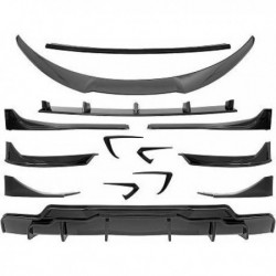 TUNING Upgrade bodykit kit estetico AERO TESLA MODEL 3, 2017- look Sport, nero brillante,