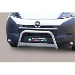 Bullbar anteriore OMOLOGATO SUV Opel Movano 2024-, diam 63mm, acciaio inox anche nero opaco