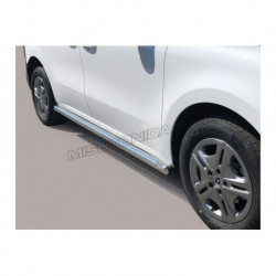 Coppia set pedane protezione sottoporta laterali TUNING SUV Mercedes Citan 2022-, diam 63mm, acciaio inox anche nero opaco