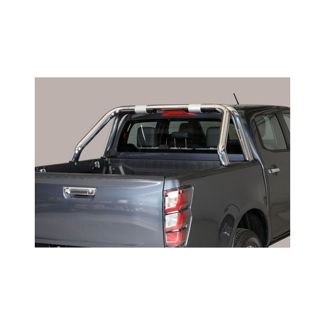 Rollbar pickup SUV Isuzu D-Max Space Cab 2019- e 2024-, diam 76mm, acciaio inox anche nero opaco