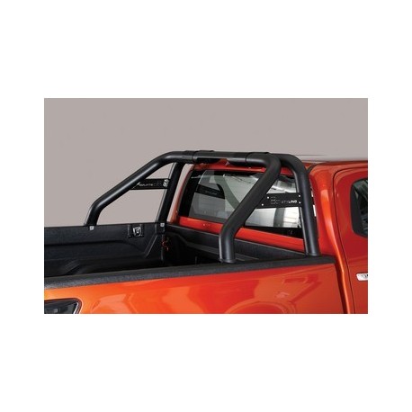 Rollbar pickup SUV Isuzu D-Max Space Cab 2019- e 2024-, diam 76mm, con logo , acciaio inox anche nero opaco